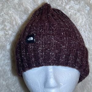 The North Face rib Beanie root brown hat